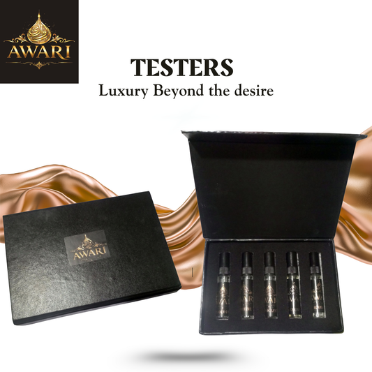 Pack of 5 Perfume Testers – Luxury Fragrance Mini Set